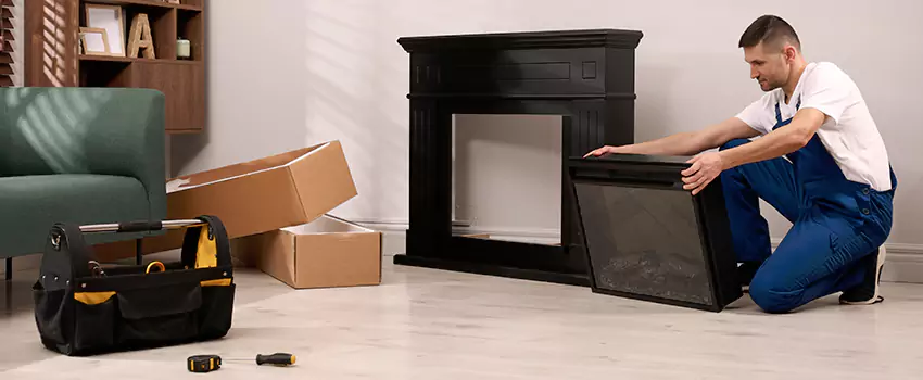 Old Rusted Metal Fireplace Repair And Replacement in Sugar Land, TX
